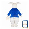 White & Blue Rabbit Mascot Costume