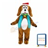 Christmas Santa Dog Mascot Costume