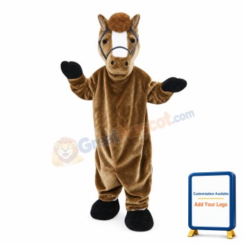 Brown Horse Animal Mascot Costume