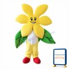 Flower Moving Mascot Costume