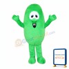 Happy Green Bean Mascot Costume