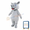 Happy Rhinoceros Mascot Costume