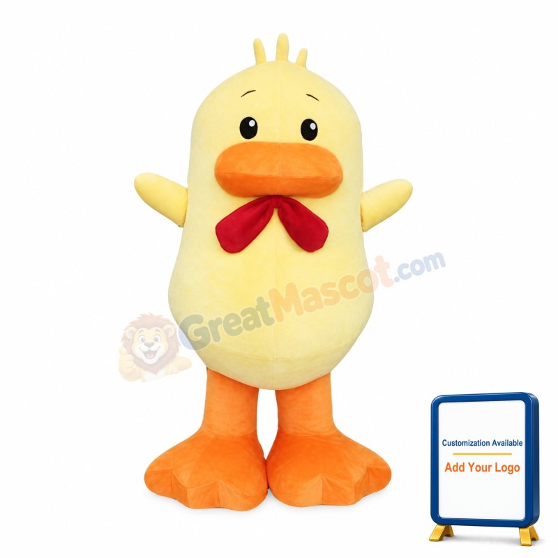 Super Cute Yellow Duck Mascot Costume