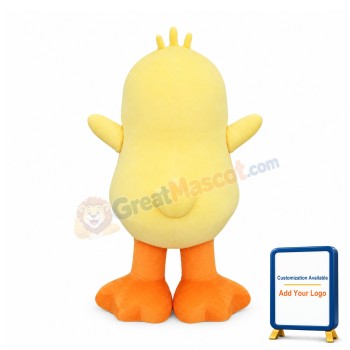 Super Cute Yellow Duck Mascot Costume