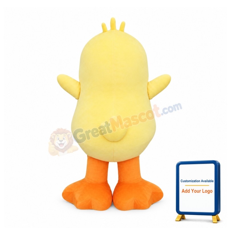 Super Cute Yellow Duck Mascot Costume