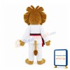 Judo Dress Lion Mascot Costume