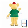 Happy Yellow Mouse Mascot Costume