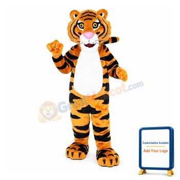 Realistic Wild Tiger Mascot Costume