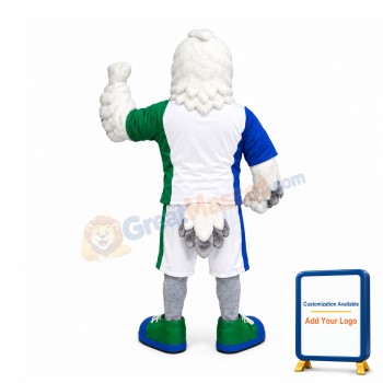 Power White Eagle Mascot Costume