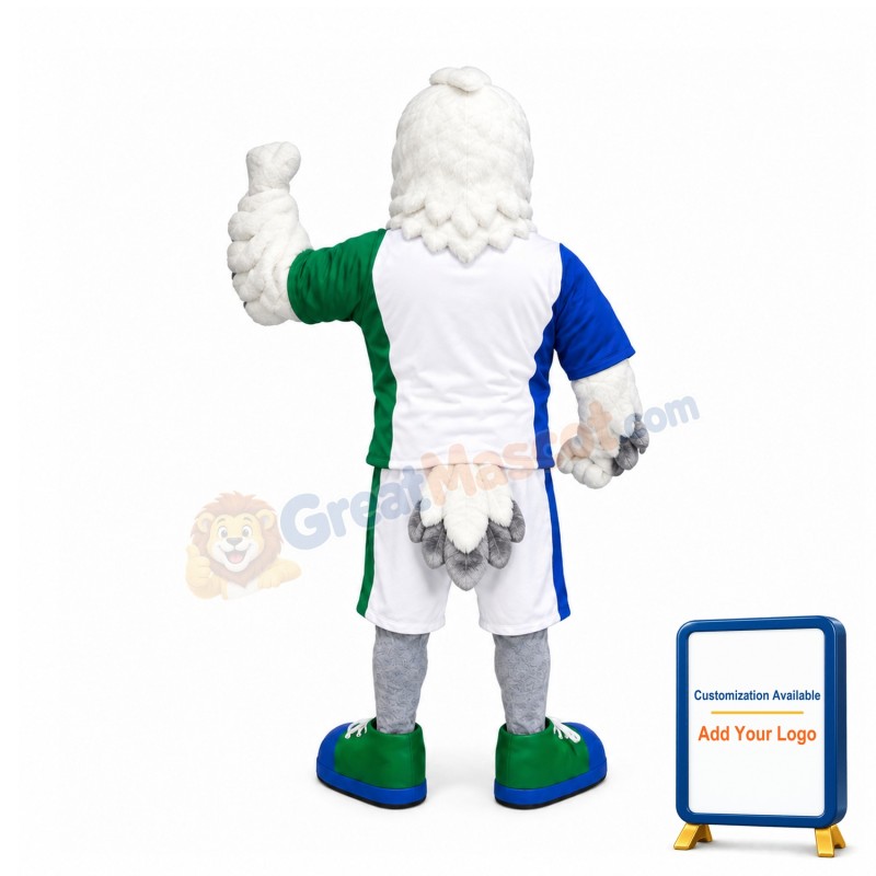 Power White Eagle Mascot Costume