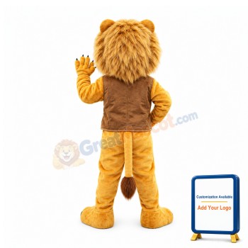 Power Realistic Lion Mascot Costume
