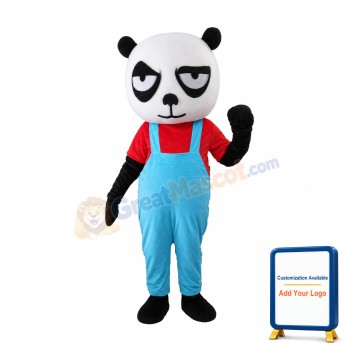 Fierce Panda Mascot Costume