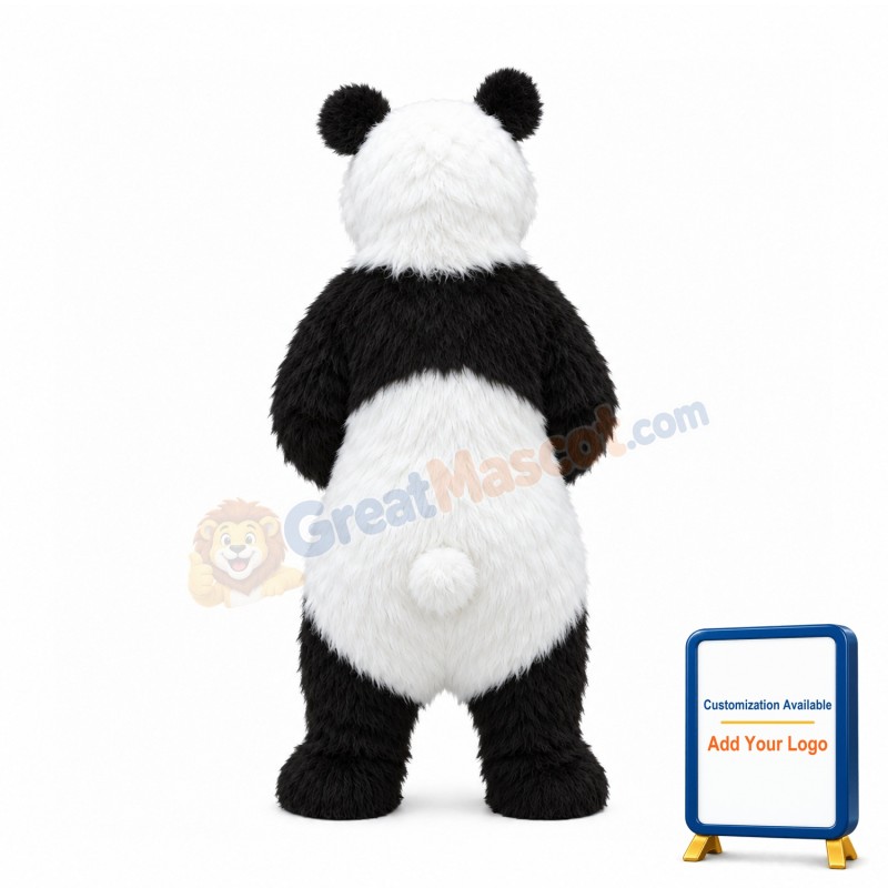 Realistic Wild Panda Mascot Costume