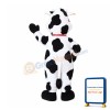 Pink & White Cow Mascot Costume