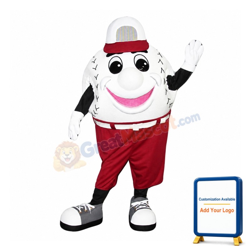 Superb Sport Baseball Mascot Costume