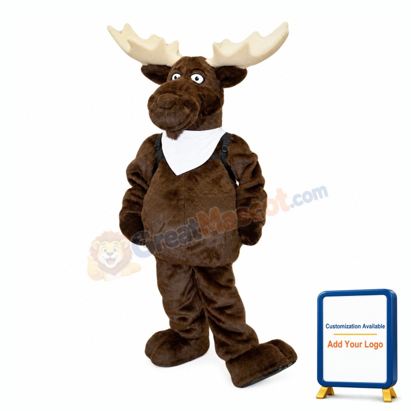 Lovely Moose Mascot Costume