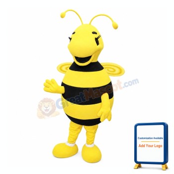 Cute Female Bee Mascot Costume