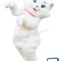 White Cat Mascot Costume