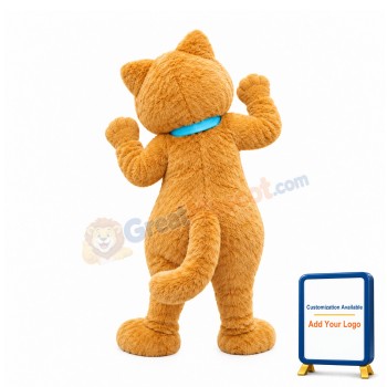 Brown Cat Mascot Costume