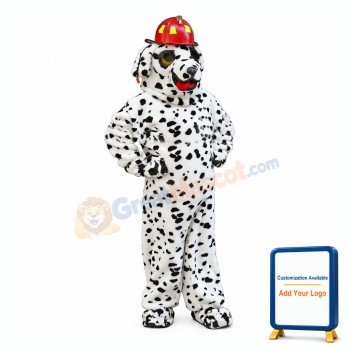 Dalmatian Fire Dog Mascot Costume