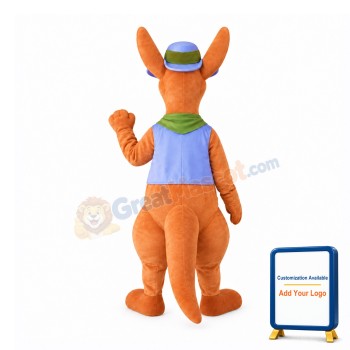 College Kangaroo Mascot Costume