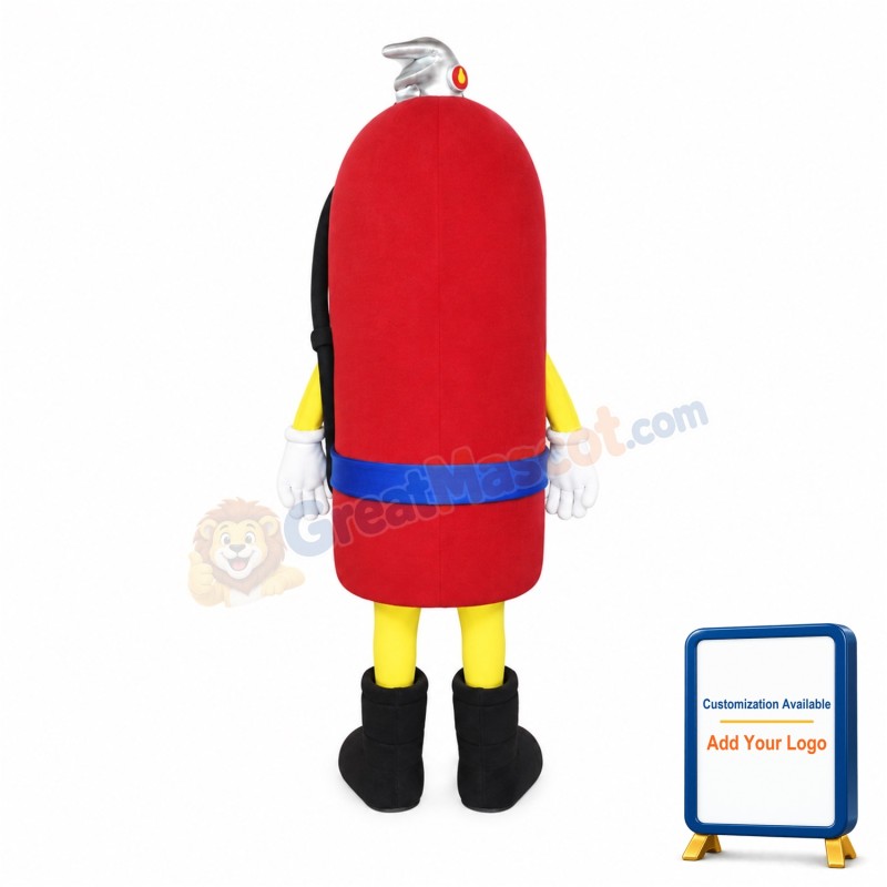 Fire Extinguisher Mascot Costume