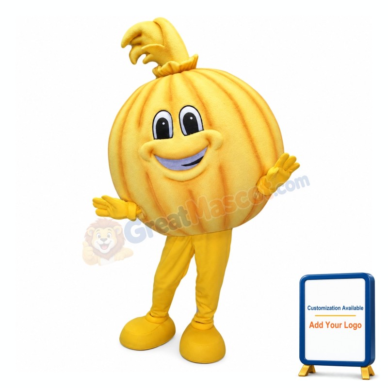 Cute Orange Mascot Costume