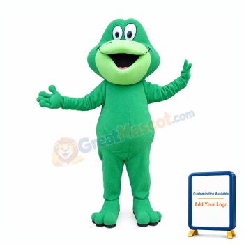 Green Frog Mascot Costume