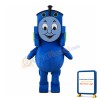 Blue Train Mascot Costume