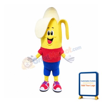 Happy Banana Boy Mascot Costume