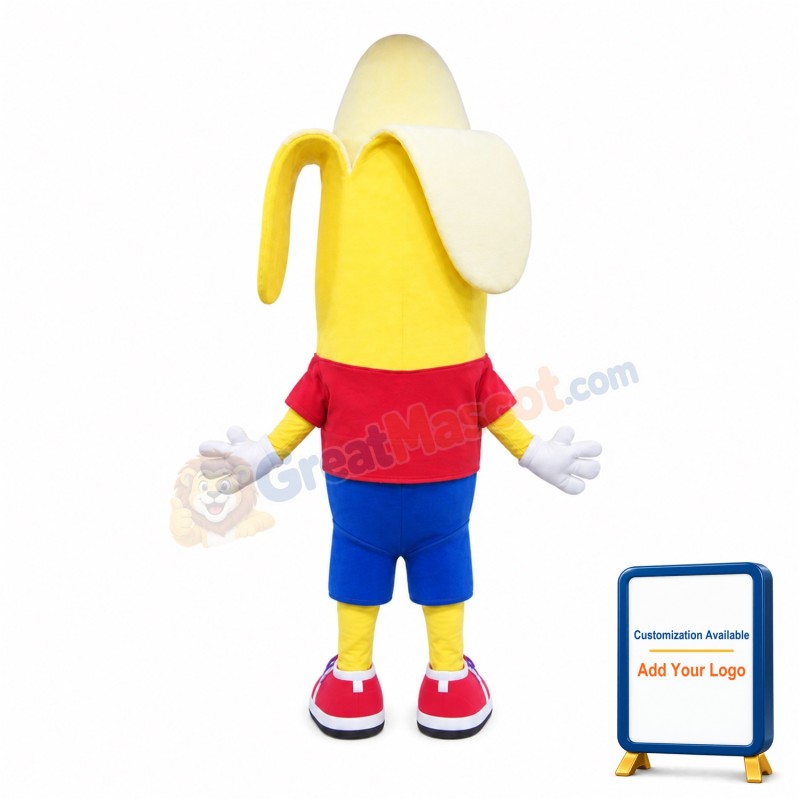 Happy Banana Boy Mascot Costume