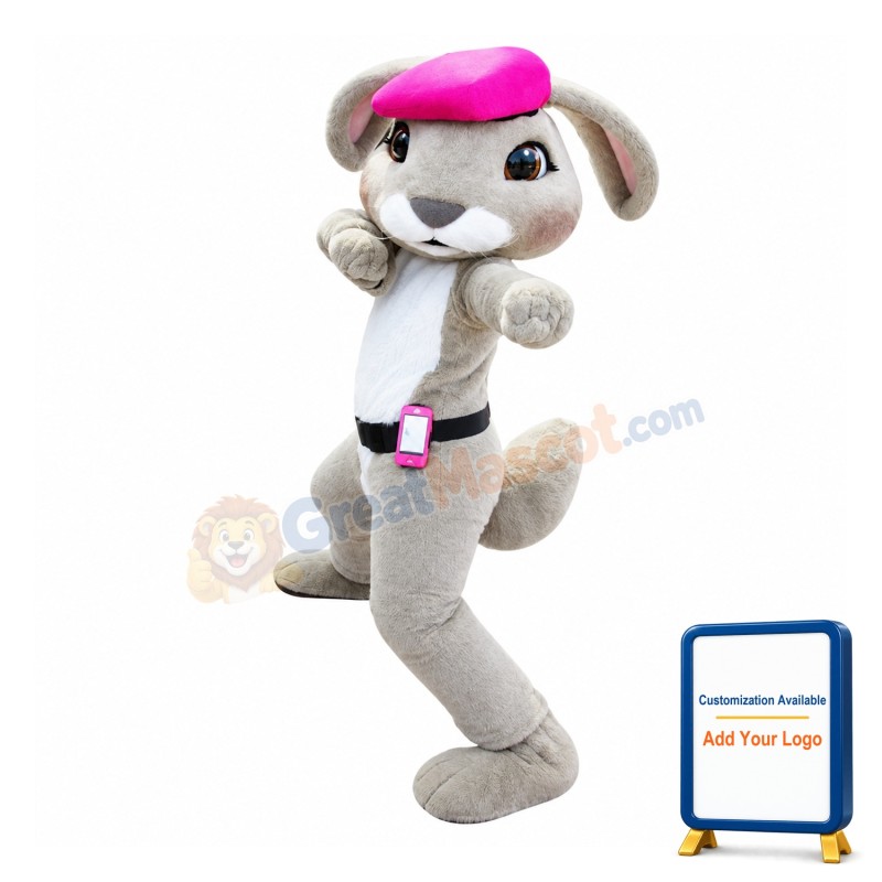 Lively Bunny Mascot Costume