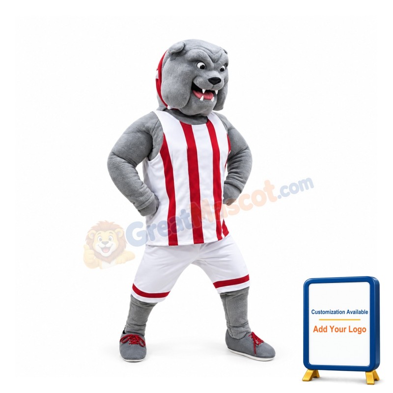 Sport Bulldog Mascot Costume