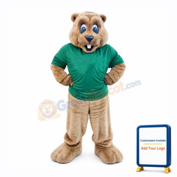 Superb College Beaver Mascot Costume