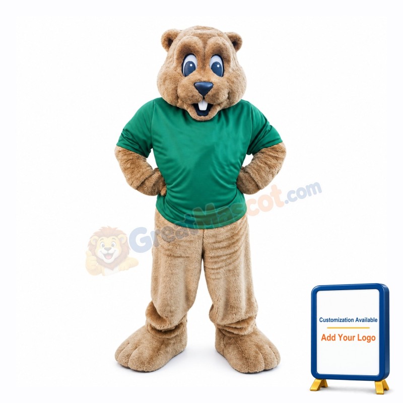 College Beaver Mascot Costume