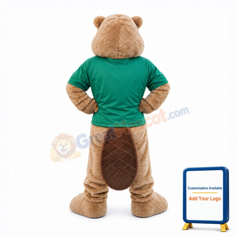 College Beaver Mascot Costume
