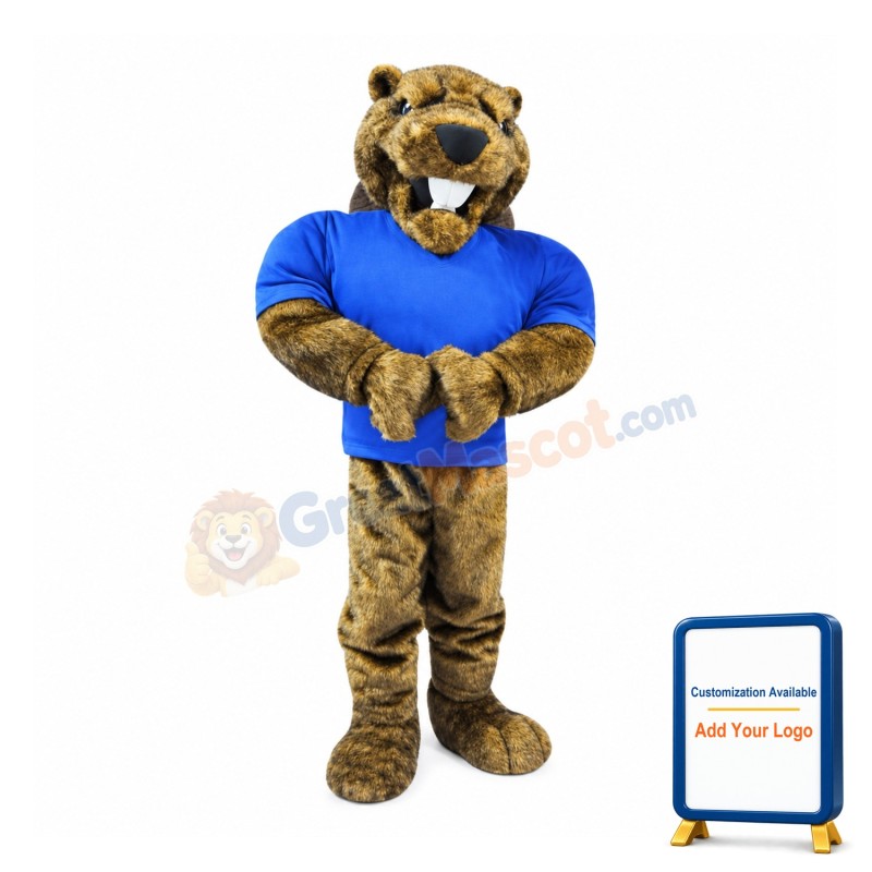 Power College Beaver Mascot Costume