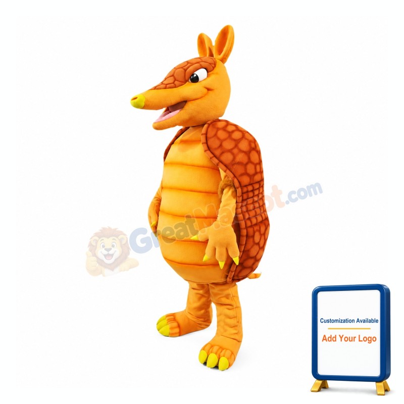 Superb Armadillo Mascot Costume