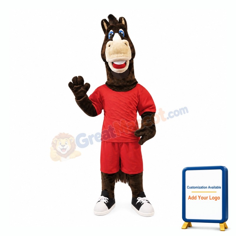 Sport Lightweight Horse Mascot Costume