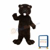 Brown Beaver Mascot Costume