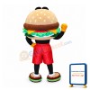 Happy Hamburger Mascot Costume