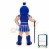 Blue Spartan Mascot Costume