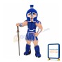 Blue Spartan Mascot Costume