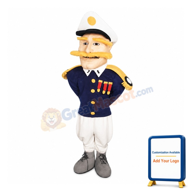 Admiral Mascot Costume