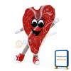 Steak Mascot Costume