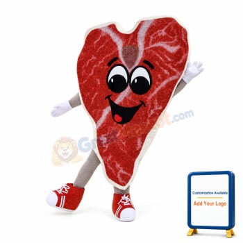Steak Mascot Costume