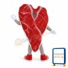 Steak Mascot Costume