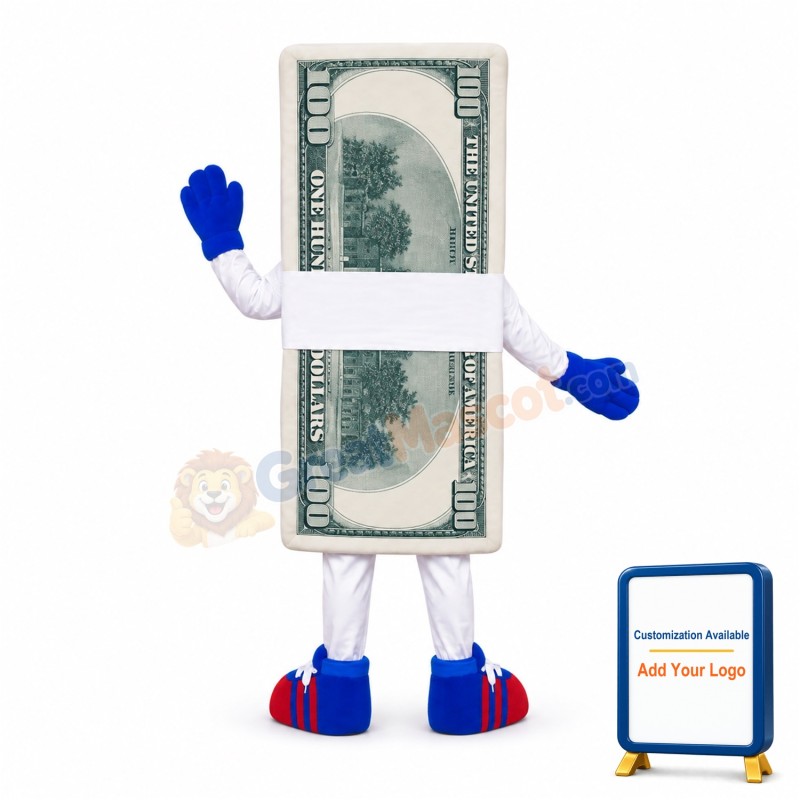 Happy Lightweight Money Mascot Costume
