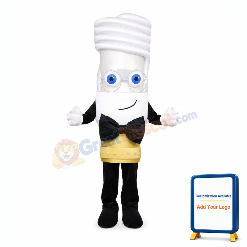 Spiral Bulb Mascot Costume