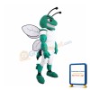 Sport Green Bee Mascot Costume